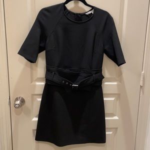 Veronica beard belted black dress, 4 NWT
